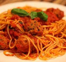 Spaghetti Con Polpette 